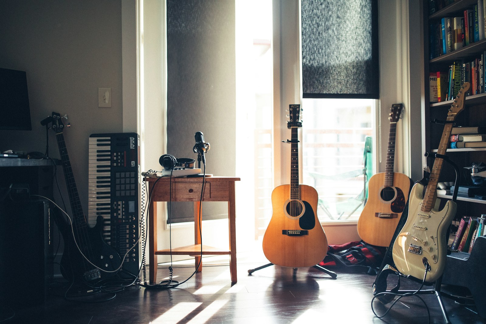 Studio mixing desk